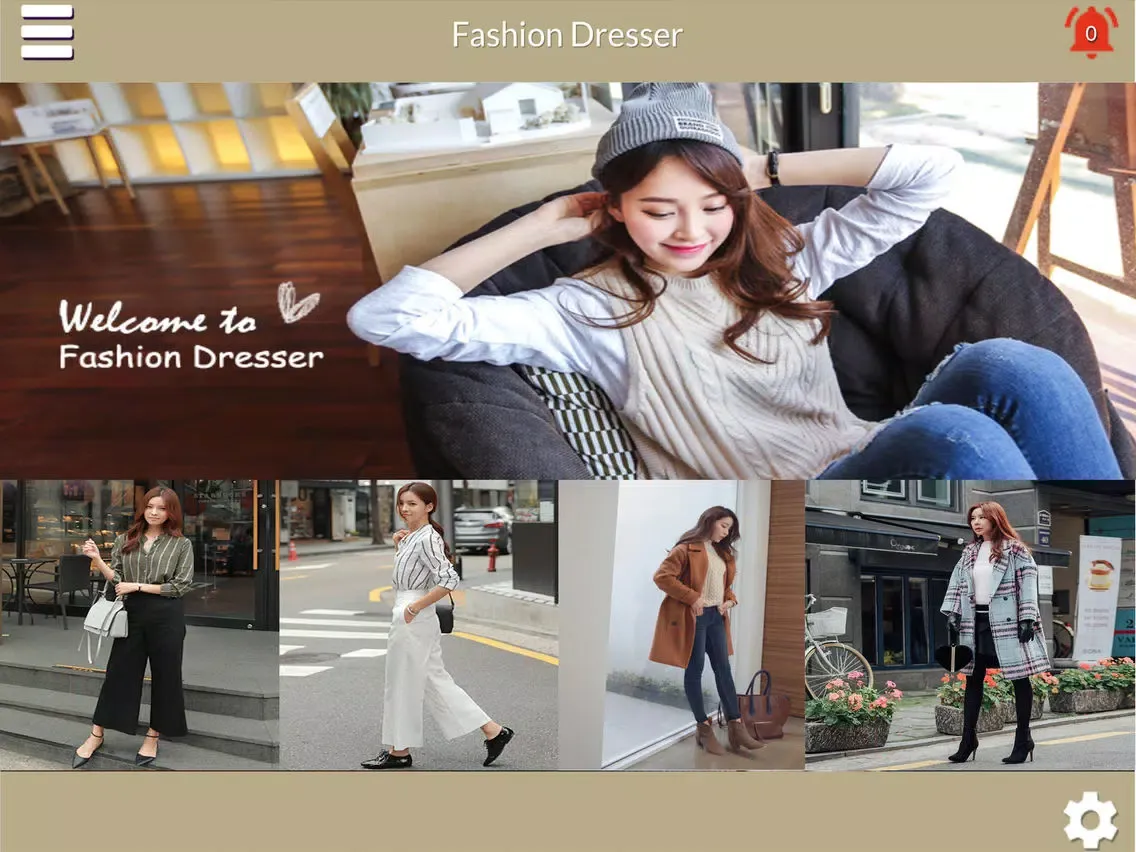 Capturas de tela do Fashion Dresser Korean Style App iPad 