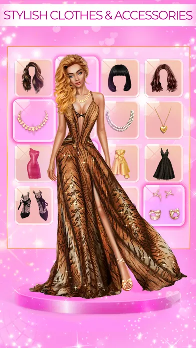 Tangkapan layar Celebrity Fashion Show Games