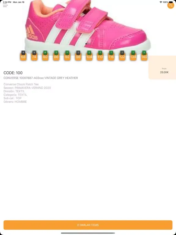 Capturas de tela do Avelon InStore App iPad 
