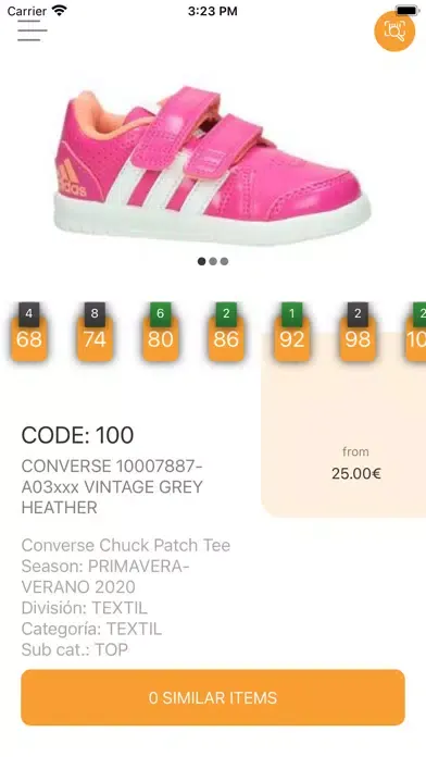 Capturas de tela do Avelon InStore App