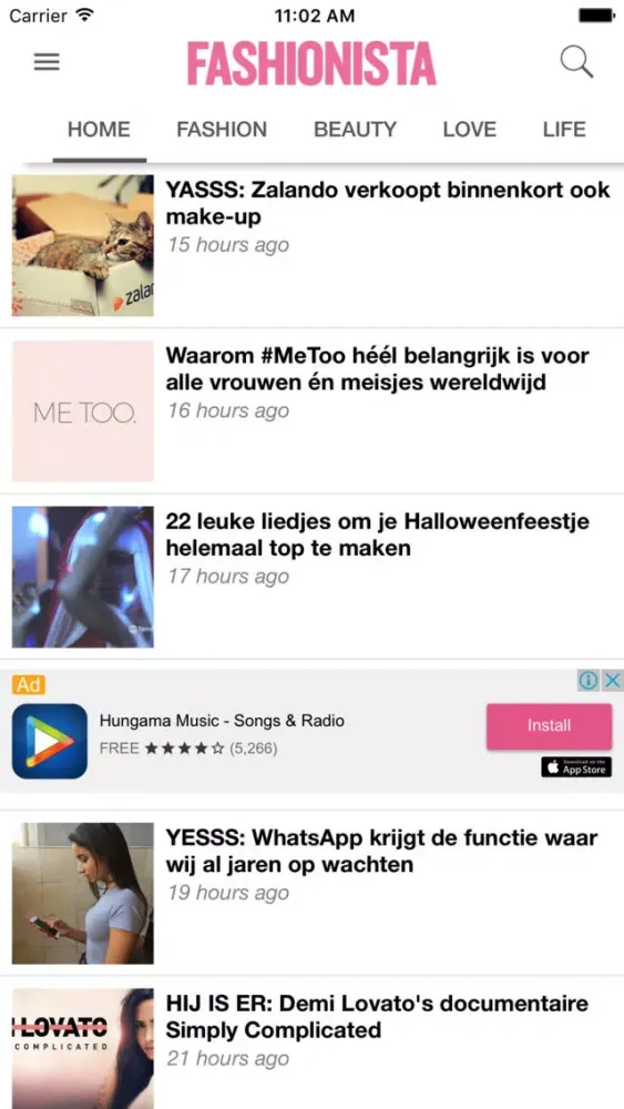 Fashionista België Ekran Görüntüleri
