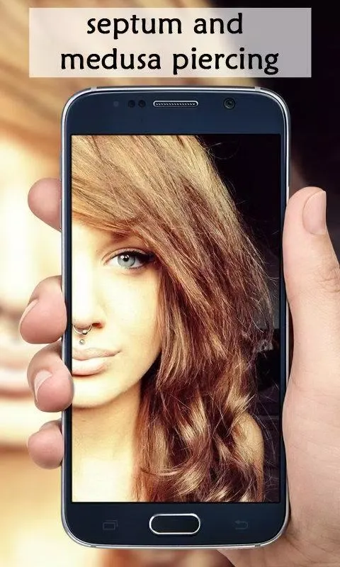 Capturas de tela do Beauty Piercing Editor