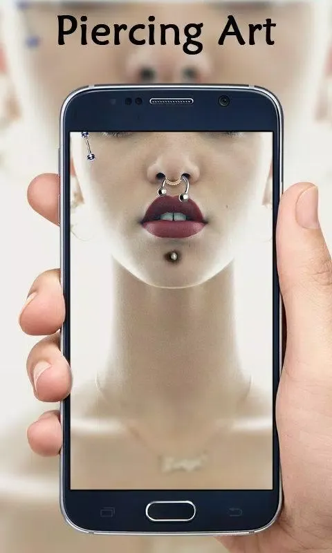 Capturas de tela do Beauty Piercing Editor
