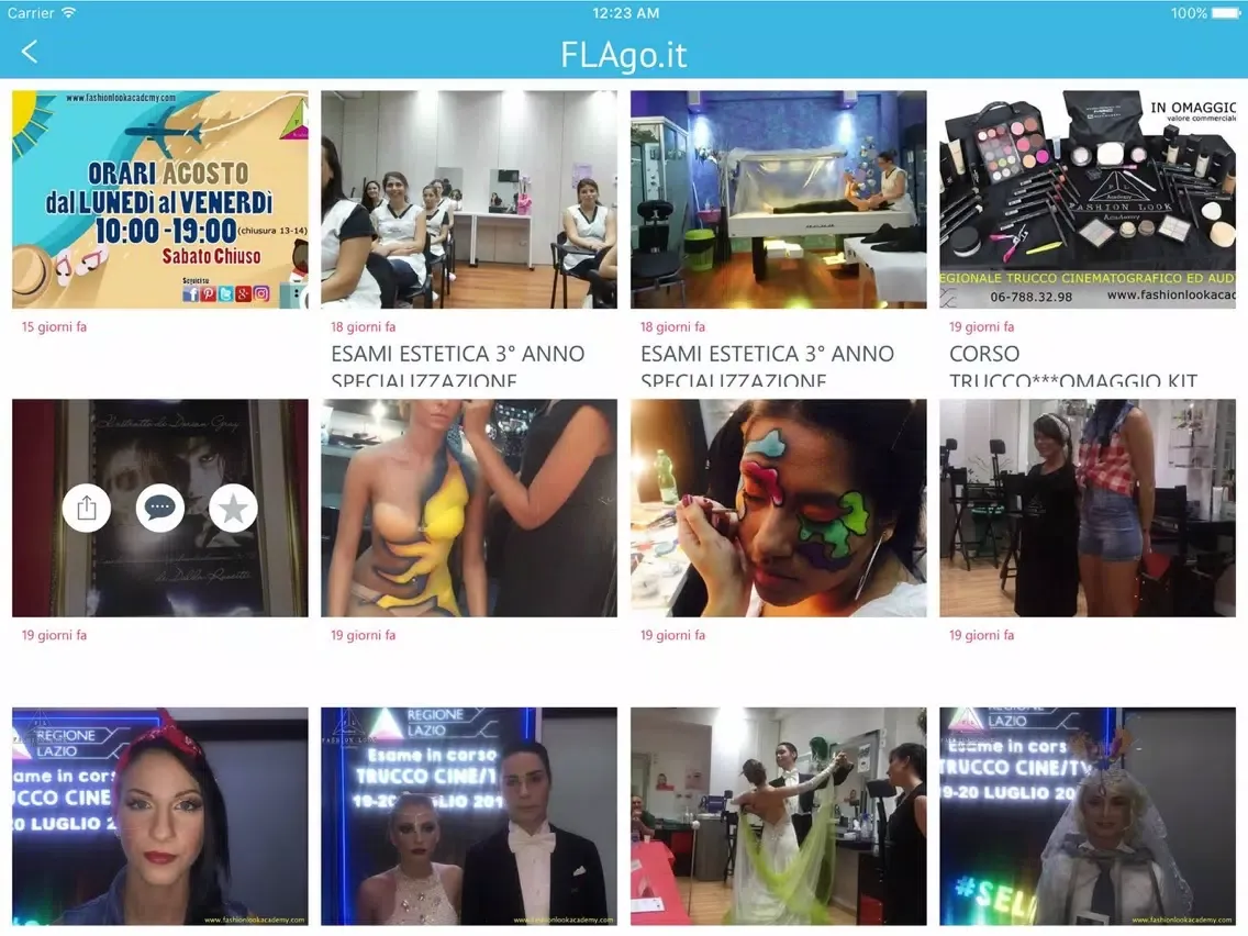 FLAgo - FLApp Fashion Look Academy iPad 应用截图