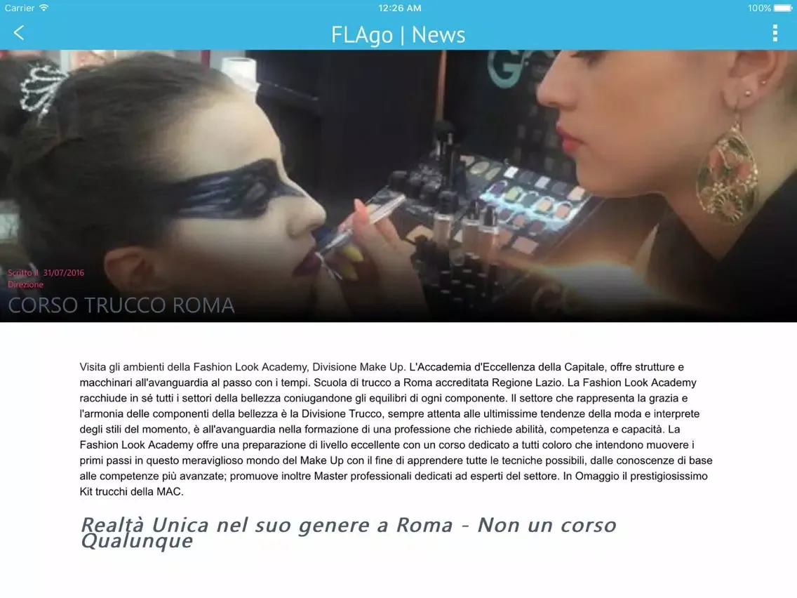 FLAgo - FLApp Fashion Look Academy iPad 应用截图