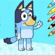 Bluey Coloring Book Bluey Coloring Book