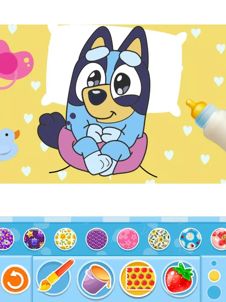 Capturas de pantalla de Bluey Coloring Book iPad 