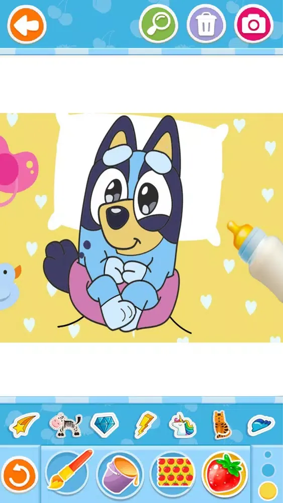 Capturas de pantalla de Bluey Coloring Book