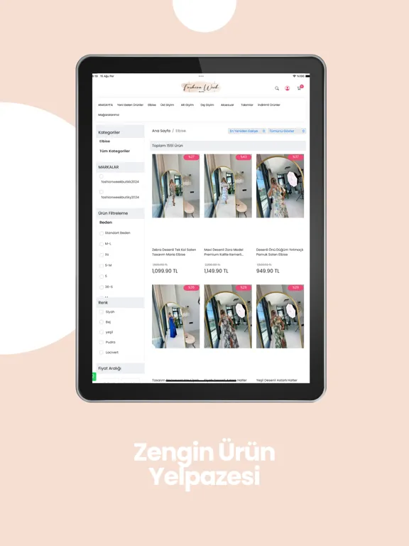 Fashion Week Butik iPad  스크린샷