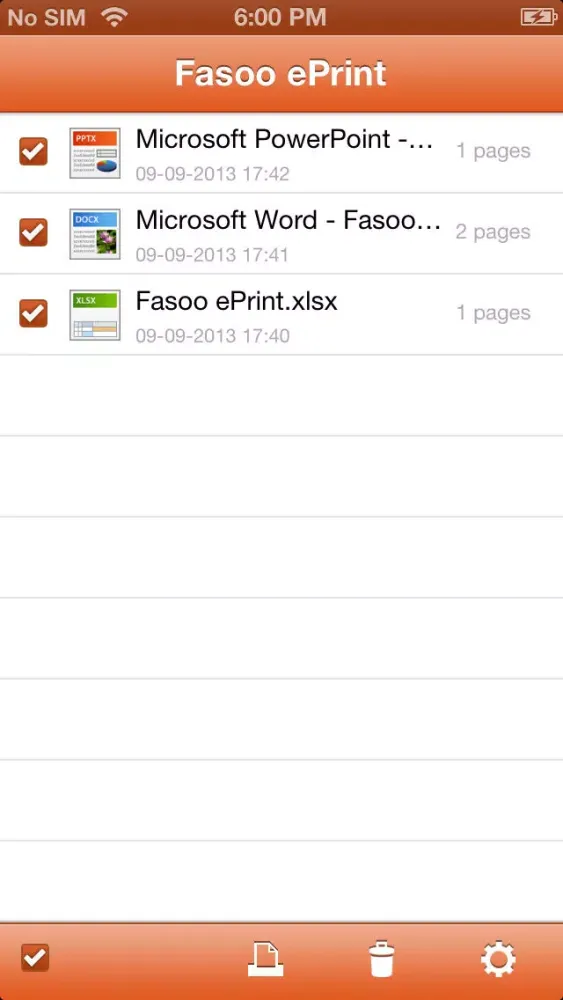 Fasoo ePrint 스크린샷