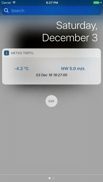meteo Tartu Ekran Görüntüleri