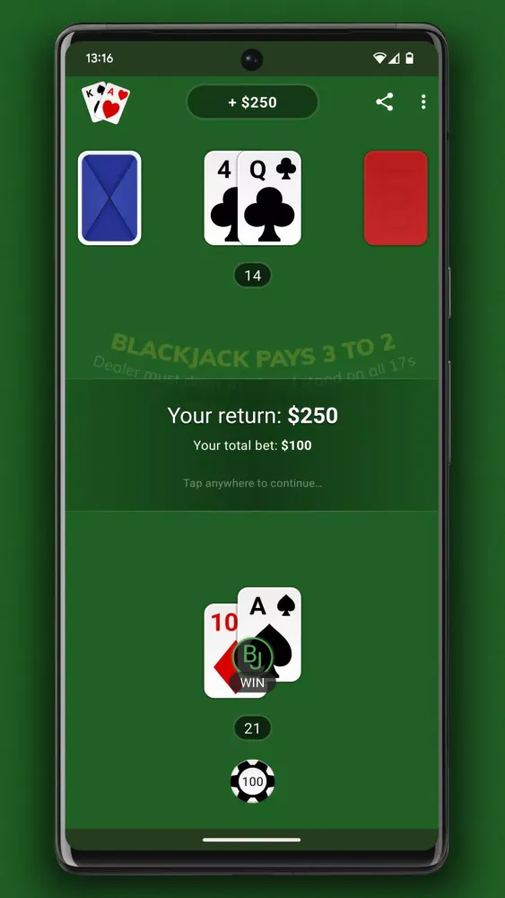 Blackjack 스크린샷