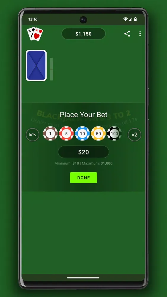 Blackjack 스크린샷