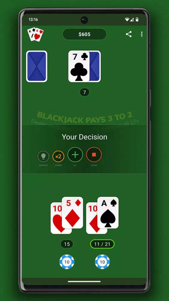 Blackjack 스크린샷