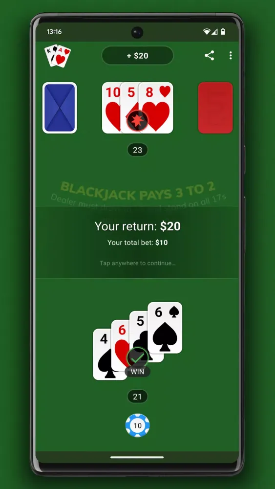 Blackjack 스크린샷