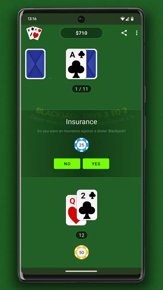 Blackjack 스크린샷
