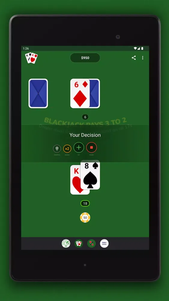Blackjack 스크린샷