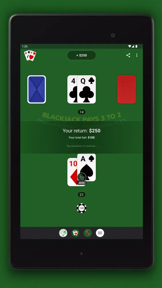 Blackjack 스크린샷