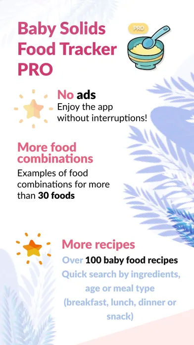 Скриншоты Baby Solids Food Tracker PRO