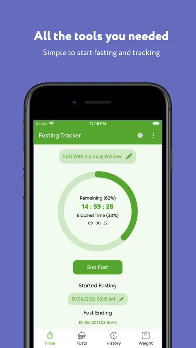 Ảnh chụp màn hình của My Fasting Tracker