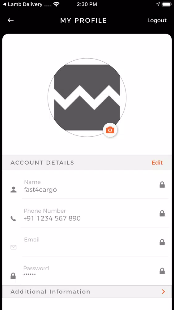 Tangkapan layar Fast 4 Cargo Agent
