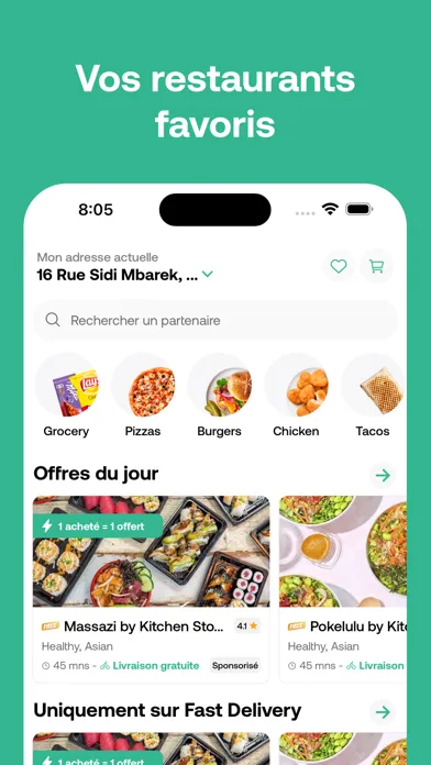 Fast Delivery: Livraison Repas應用截圖