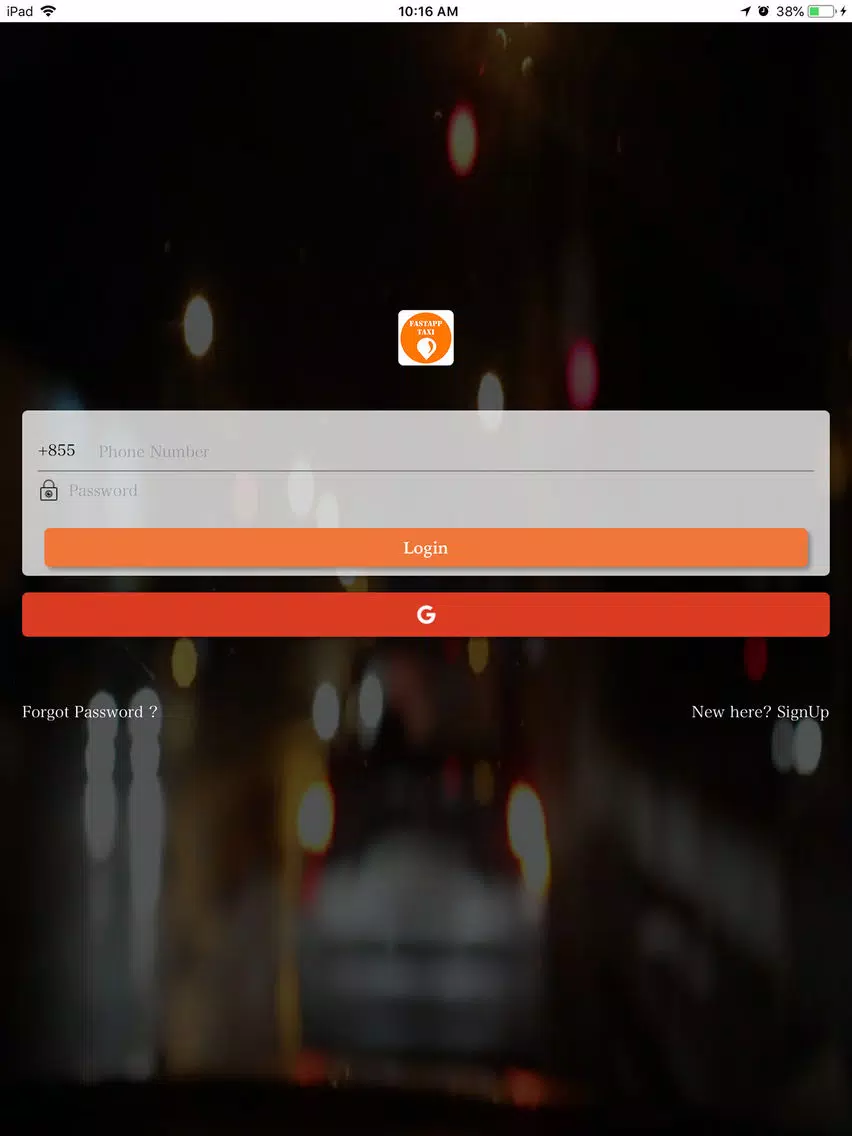 تصاویر FastApp Taxi iPad 