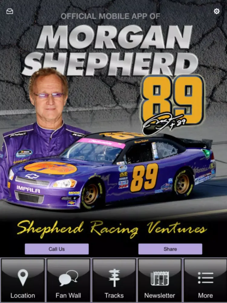 Morgan Shepherd Racing iPad  স্ক্রিনশট