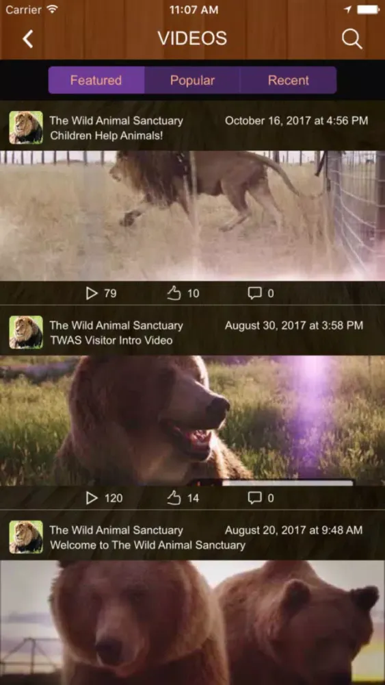 The Wild Animal Sanctuary スクリーンショット