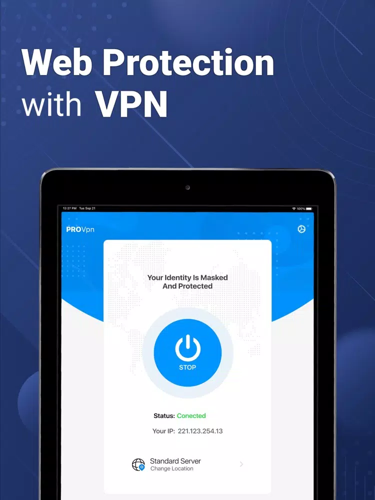 VPN Shield + Safari AD Blocker iPad  스크린샷