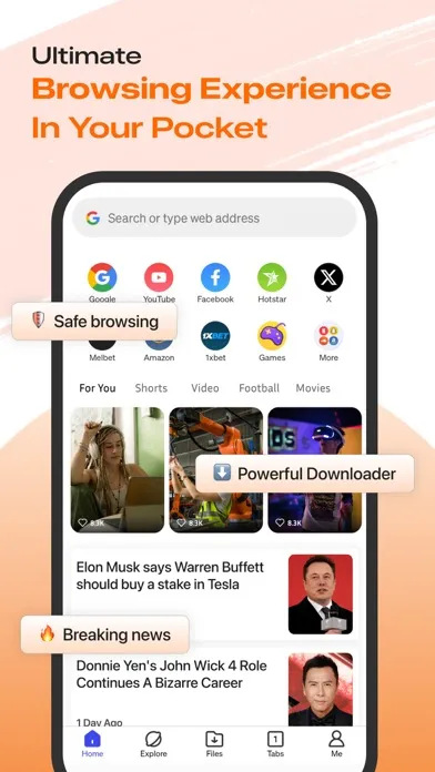 Browser Go: Fast, Safe & Lite スクリーンショット
