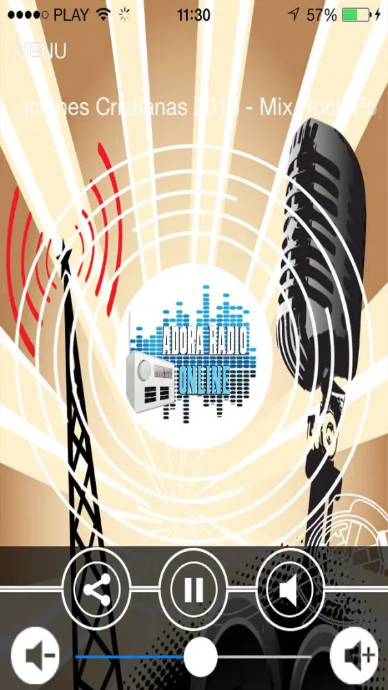 adora radio online स्क्रीनशॉट