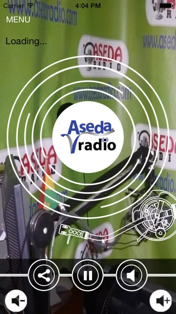 ภาพหน้าจอของ ASEDA RADIO STATION