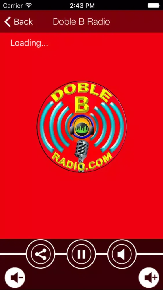 Tangkapan layar Doble B Radio