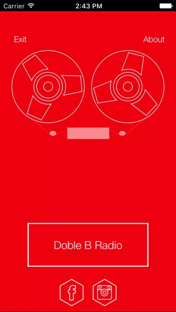 Tangkapan layar Doble B Radio