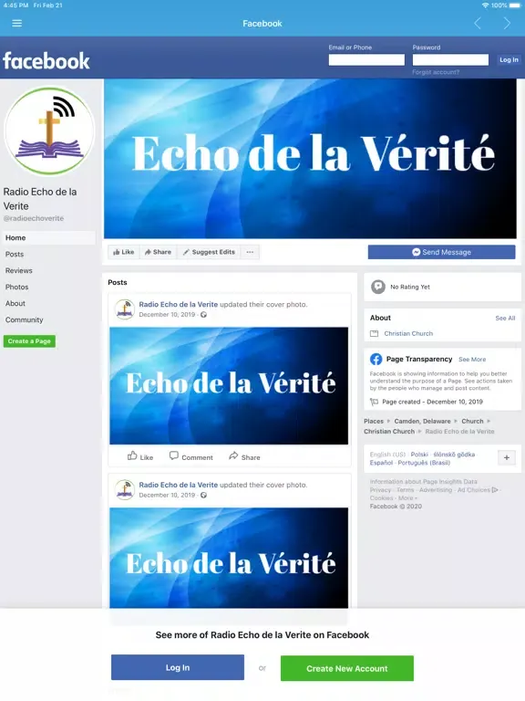 Echo de la Verite iPad 应用截图