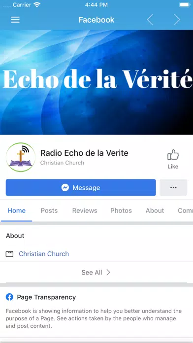 Tangkapan layar Echo de la Verite