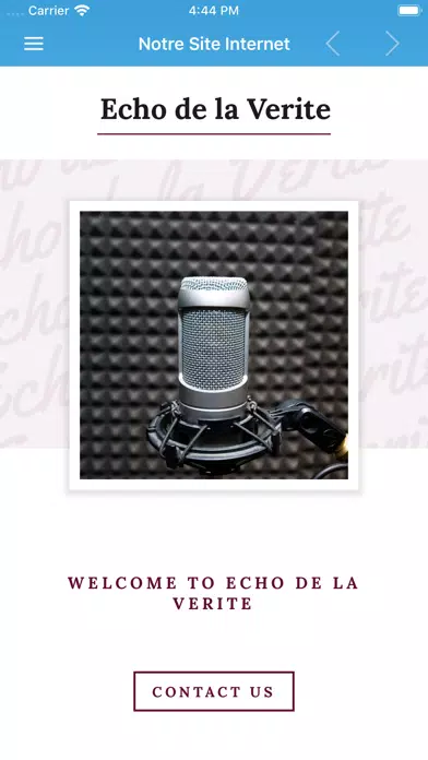 Tangkapan layar Echo de la Verite