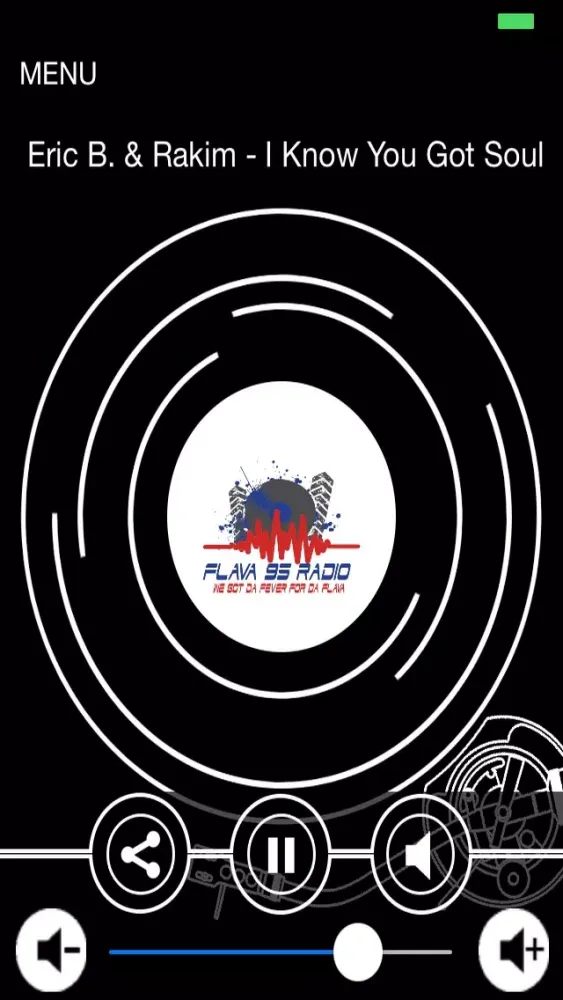 Ảnh chụp màn hình của FLAVA 95 RADIO