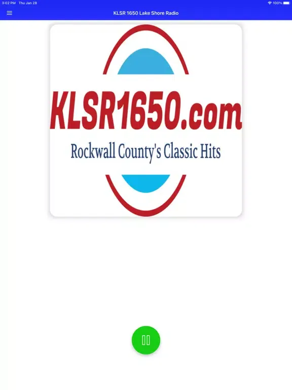 KLSR 1650 Lake Shore Radio iPad  स्क्रीनशॉट