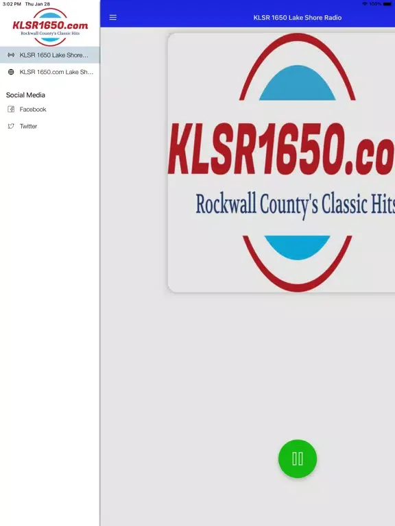 KLSR 1650 Lake Shore Radio iPad  स्क्रीनशॉट