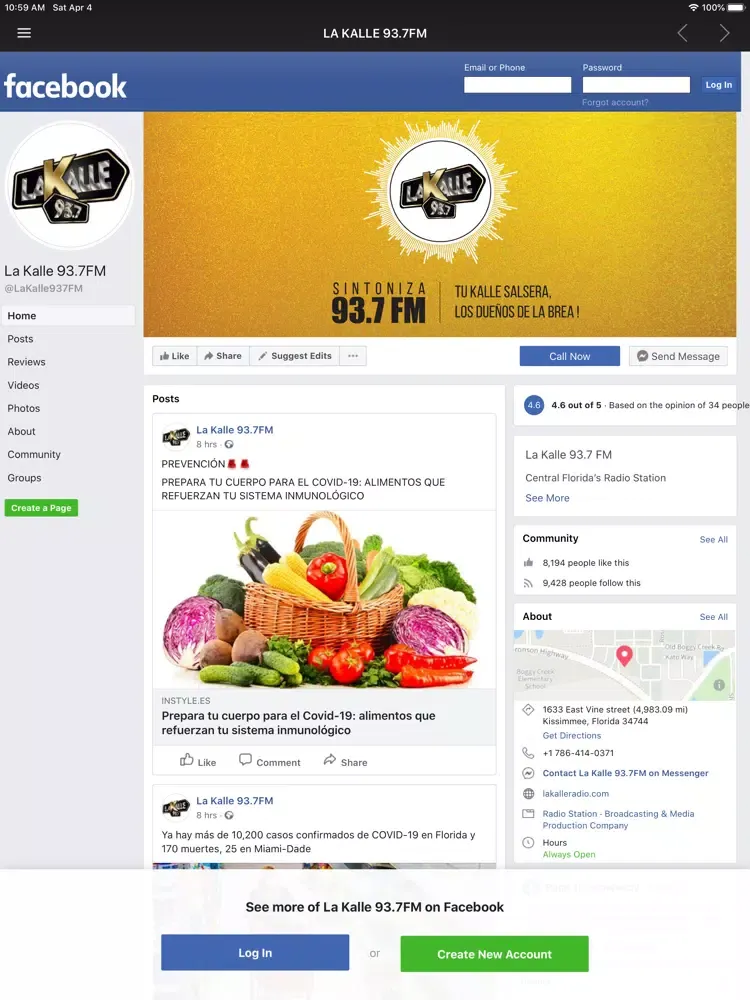تصاویر LA KALLE 93.7FM iPad 