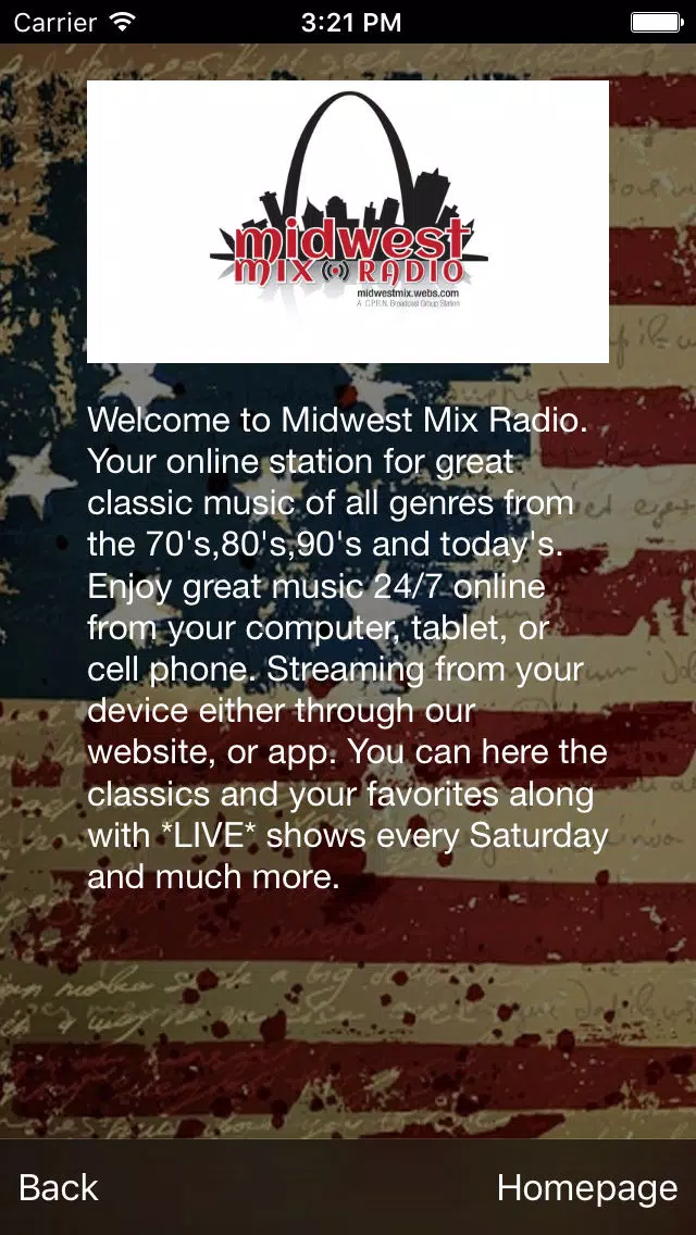 Midwest Mix Radio स्क्रीनशॉट