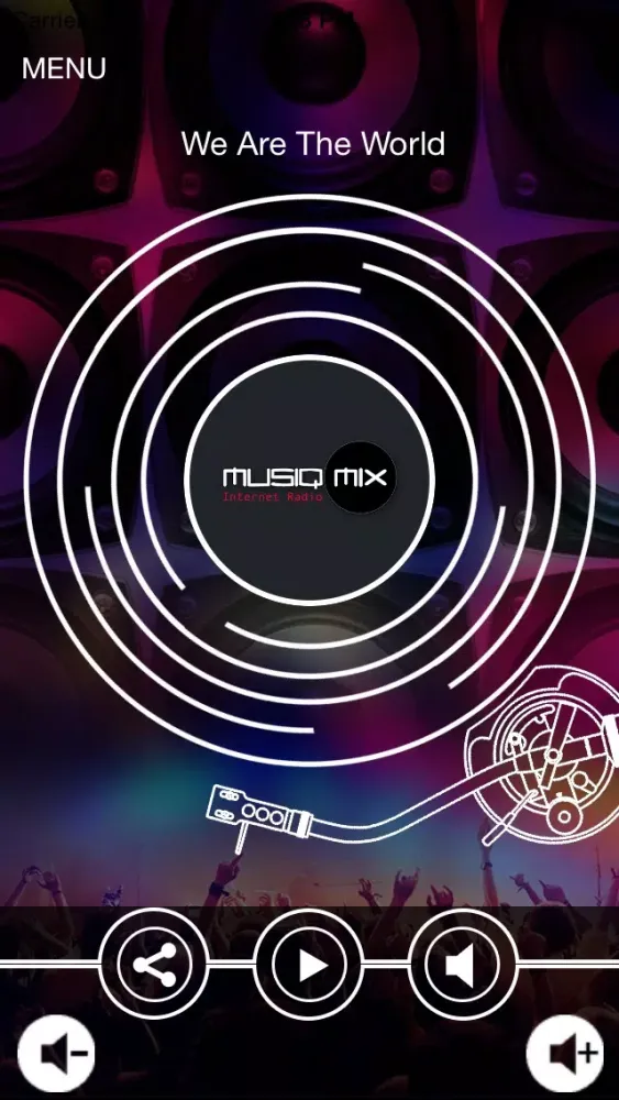 Capturas de tela do Musiq Mix iRadio