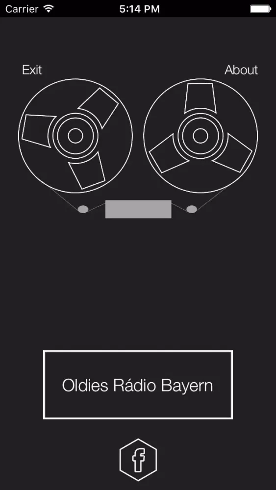 Tangkapan skrin Oldies Rádio Bayern