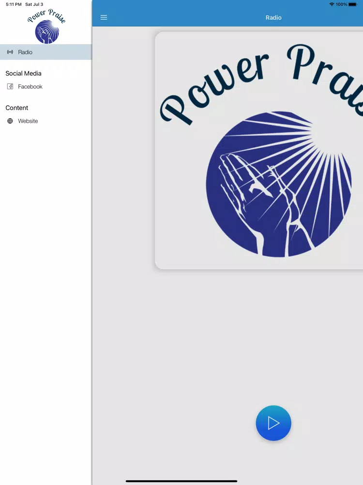 Power Praise Radio iPad  스크린샷
