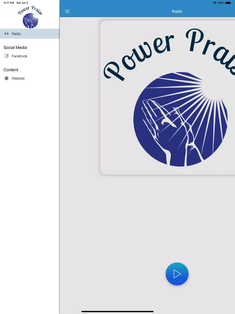 Power Praise Radio iPad  スクリーンショット