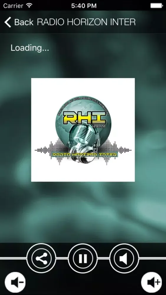 Capturas de tela do RADIO HORIZON INTER