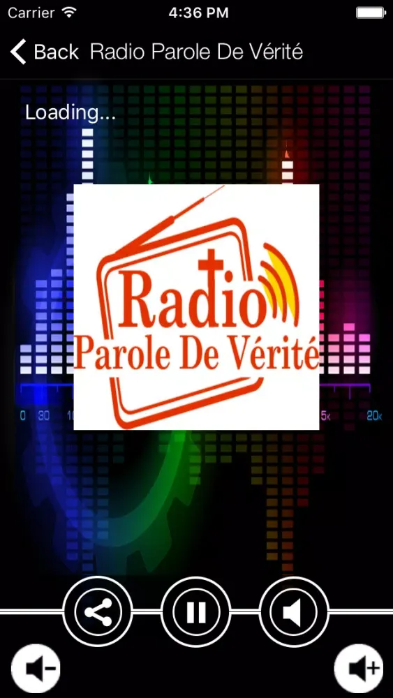 Capturas de tela do Radio Parole De Vérité