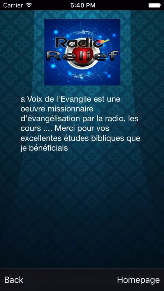 Скриншоты Radio Relief haiti
